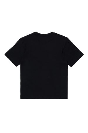 black cotton tshirt DIESEL KIDS | J0202200YI9K900